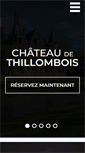 Mobile Screenshot of chateau-thillombois.com